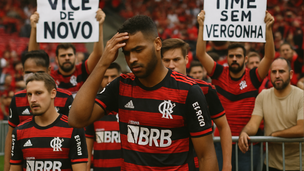 Imagem ilustrativa sobre As coincidências do Flamengo atual com melancólico 2023 que vão além dos vices e protestos
