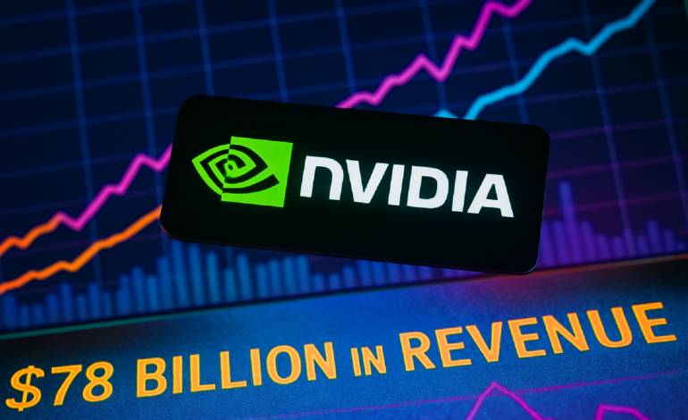 Nvidia Projeta Vendas de US$ 78 Bi e Alivia Temores na IA