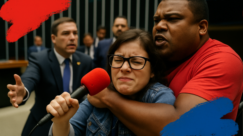 Imagem ilustrativa sobre Sindicatos repudiam violência contra jornalista na Câmara