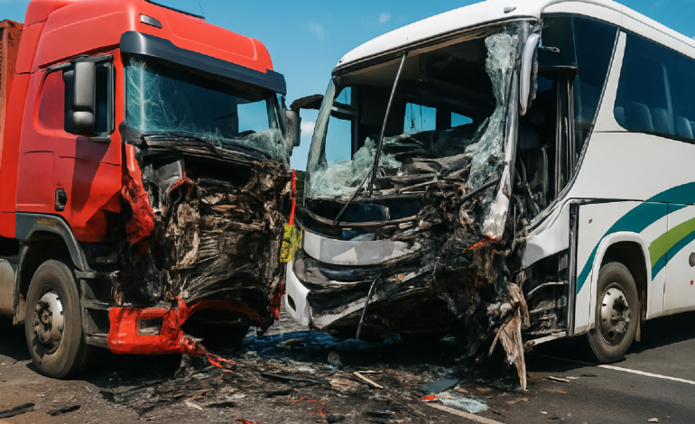 Tragédia na BR-153: Acidente Fatal entre Carreta e Ônibus