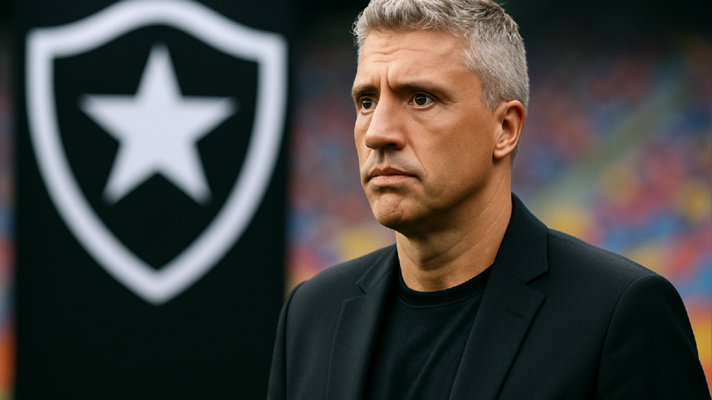 Imagem ilustrativa sobre Botafogo abre conversas com técnico Hernán Crespo, ex-São Paulo, para vaga de Anselmi