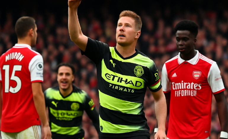 City Impressiona Fora de Casa e Ameaça Liderança do Arsenal