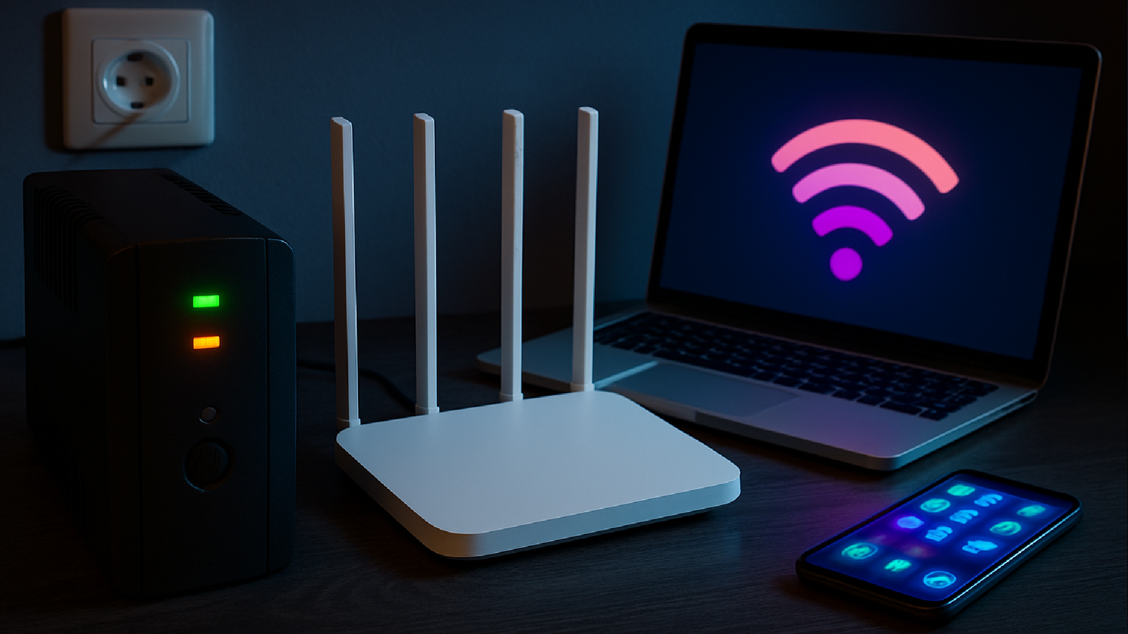 Como o nobreak protege Wi-Fi e eletrônicos