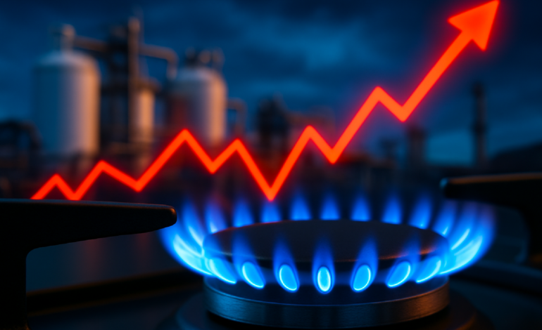 Contratos de Gás Natural Sobem Após Suspensão de Produção