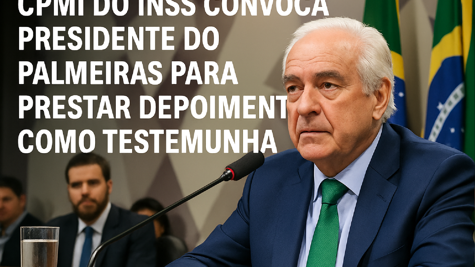 CPMI do INSS: presidente do Palmeiras convocado
