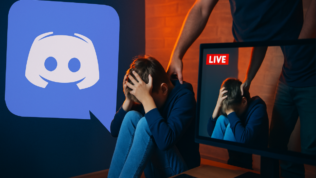 Imagem ilustrativa sobre Discord tem falhas de moderação que permitem crimes ao vivo contra crianças e adolescentes na web, d