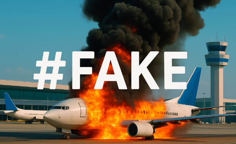 Avião em Chamas no México: A Verdade por Trás da Imagem Falsa