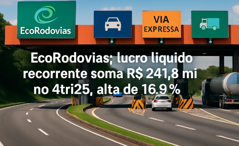 EcoRodovias surpreende com alta de 16,9% no lucro