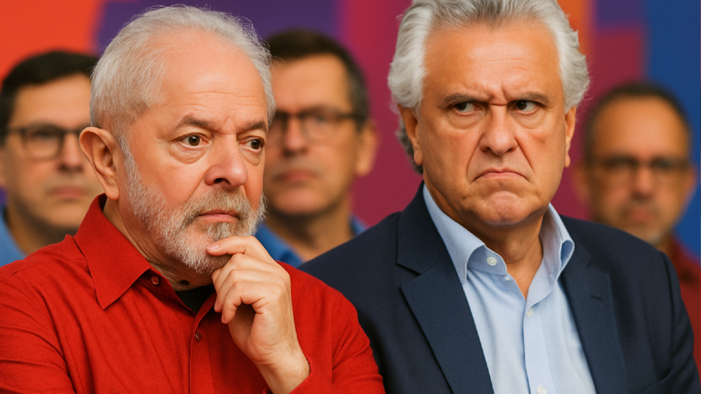 Imagem ilustrativa sobre Entorno de Lula vê Caiado sem espaço para crescer em campanha após desistência de Ratinho Jr.