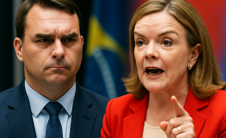 Conflito Político: Flávio Bolsonaro versus Gleisi no Caso Irã