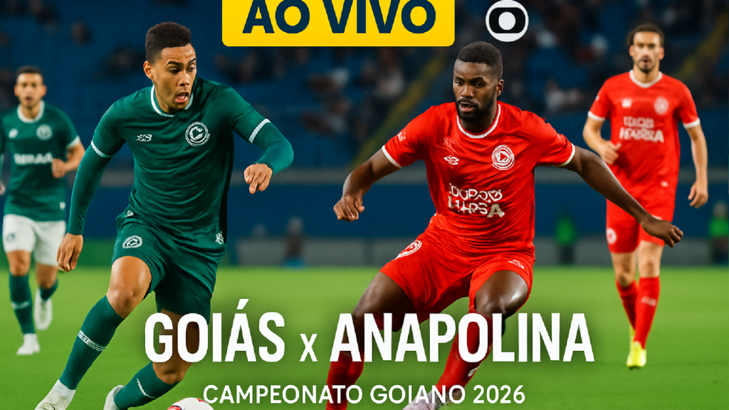 Imagem ilustrativa sobre Goiás x Anapolina - Campeonato Goiano 2026 - Ao vivo - globoesporte.com