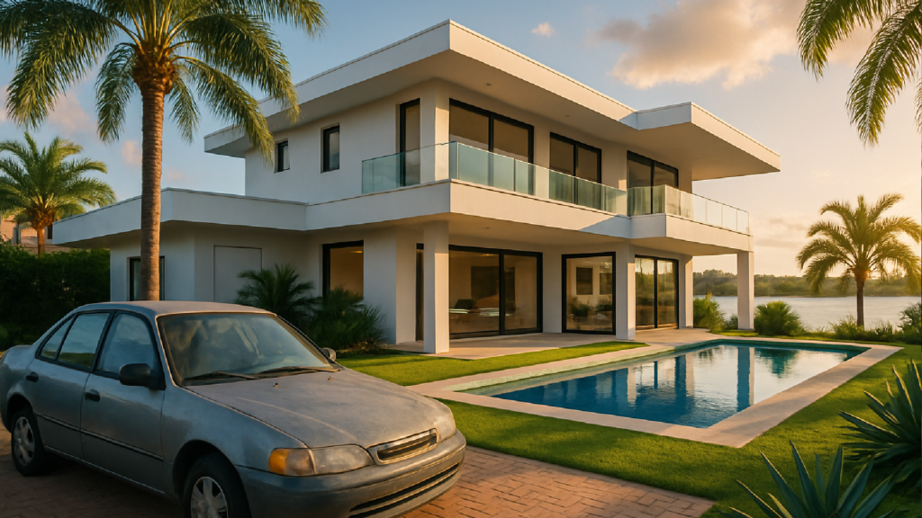 Imagem ilustrativa sobre Golpe em oficinas bancava aluguel de chefão em mansão no Lago Norte - Metrópoles