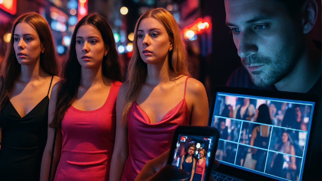 Imagem ilustrativa sobre Investigação da BBC revela rede de homens que gravam mulheres em saídas à noite ao redor do mundo e