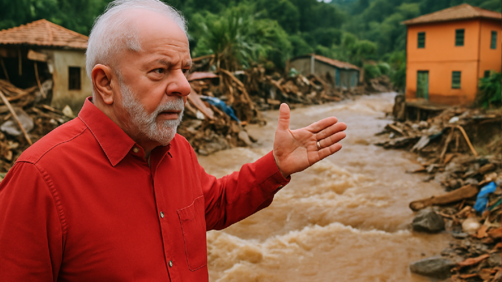 Imagem ilustrativa sobre Lula diz que auxiliará MG após chuvas e que repetirá modelo de reconstrução do RS