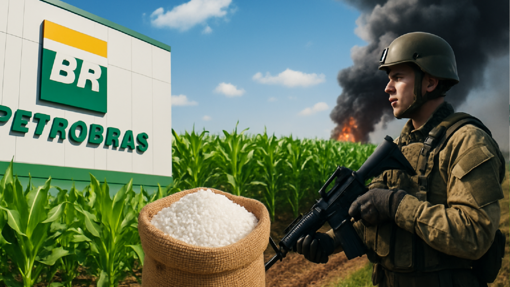 Imagem ilustrativa sobre Petrobras já vende fertilizantes a diversos Estados e mitiga riscos com guerra