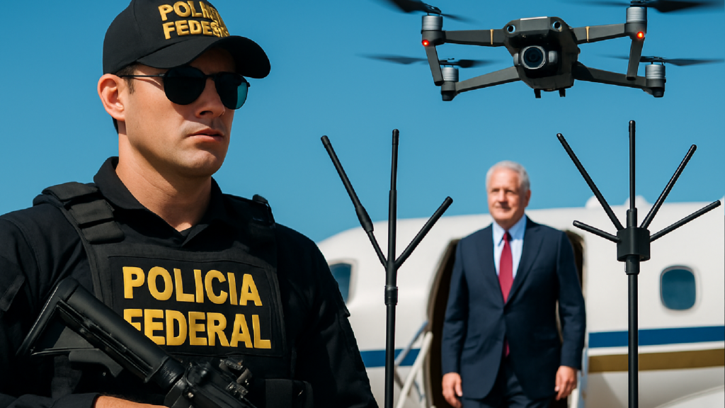 Imagem ilustrativa sobre PF quer 458 agentes, sistema antidrone e R$ 200 milhões para proteger candidatos a presidente