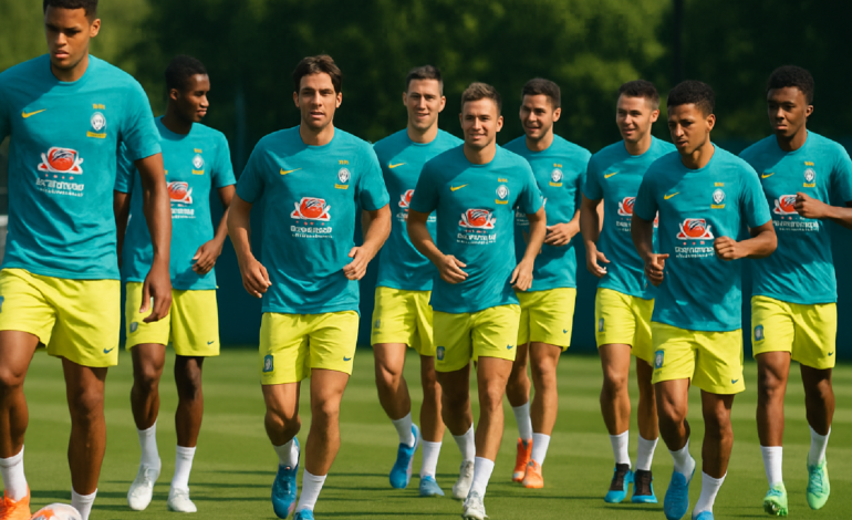 Seleção Brasileira Inicia Treino nos EUA com Desfalques