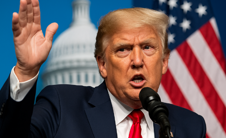 Trump ameaça paralisar projetos em disputa com o Congresso