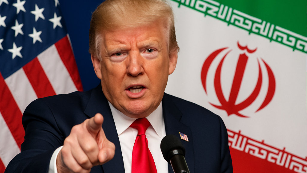 Imagem ilustrativa sobre Trump diz que atacará Irã “sem precedentes”, se houver retaliação