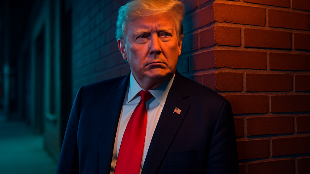 Imagem ilustrativa sobre Trump, o sociopata na esquina da História