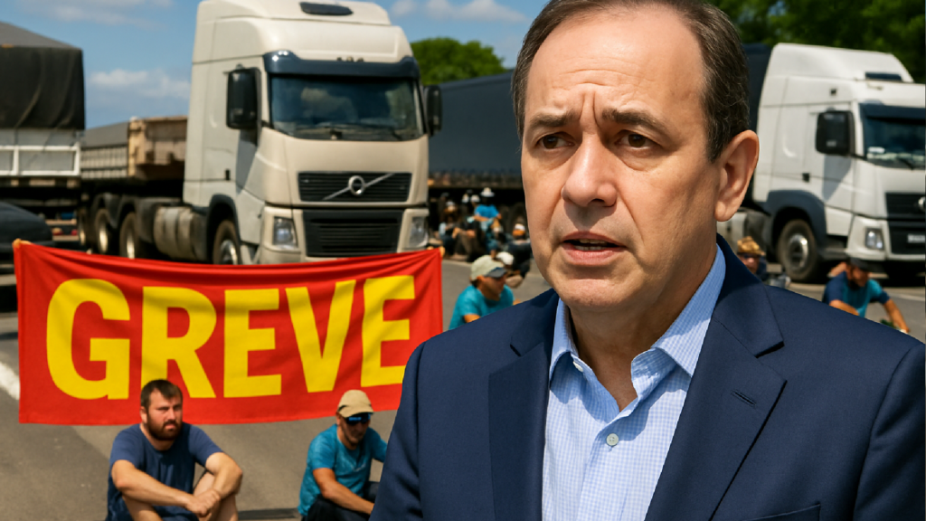 Imagem ilustrativa sobre Wellington sobre greve de caminhoneiros: ‘Trabalhar com hipóteses não seria adequado’