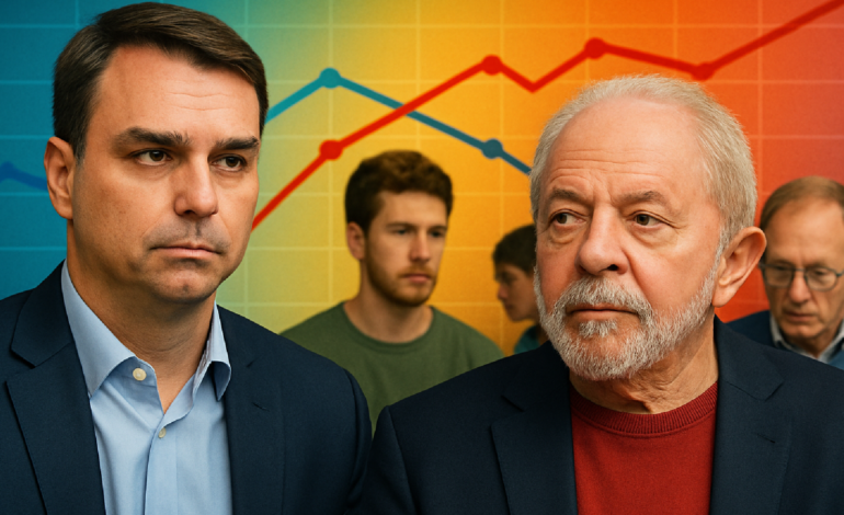 Flávio Bolsonaro avança entre jovens e homens
