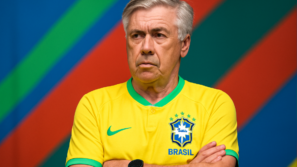 Imagem ilustrativa sobre Ancelotti revela setor mais carente da seleção, mas confia em solução 'caseira': 'Não tenho problema