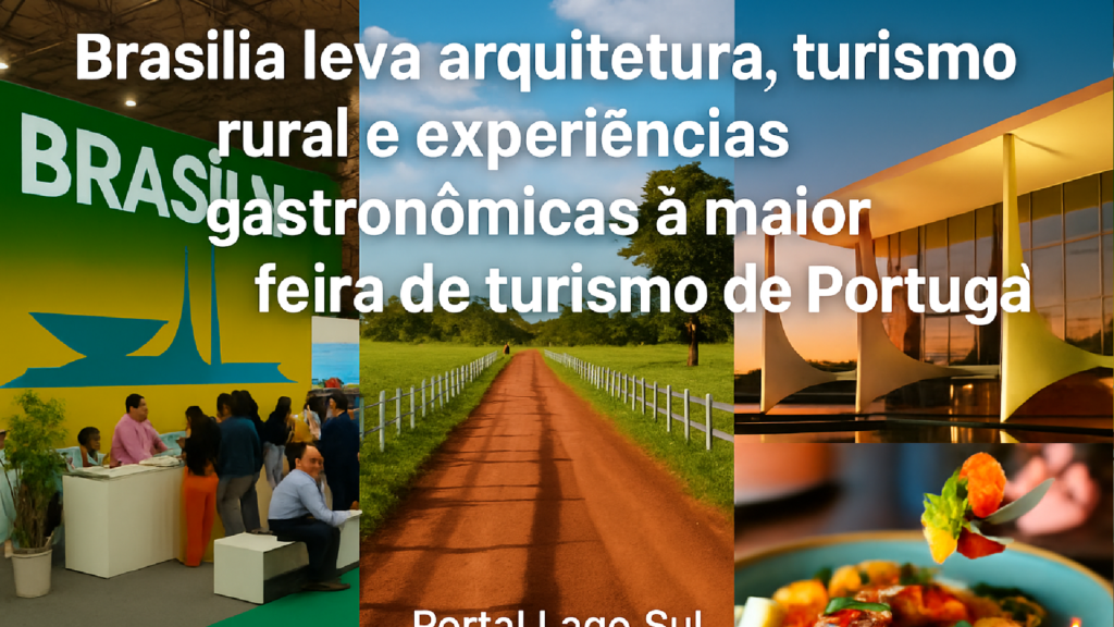 Imagem ilustrativa sobre Brasília leva arquitetura, turismo rural e experiências gastronômicas à maior feira de turismo de Po