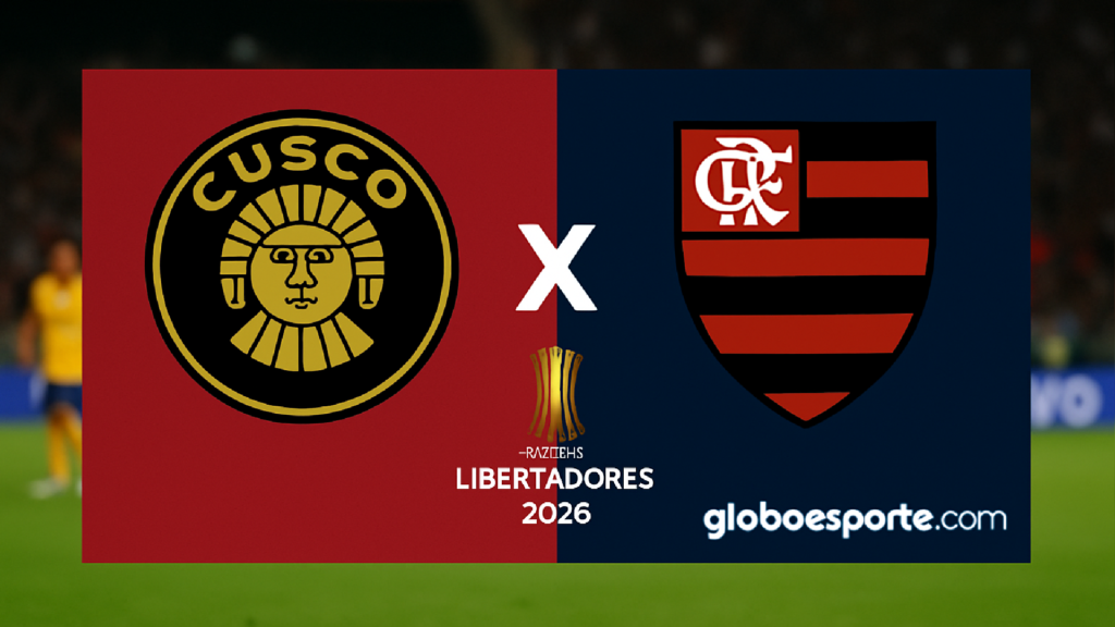 Imagem ilustrativa sobre Cusco x Flamengo - Taça Conmebol Libertadores 2026 - Ao vivo - globoesporte.com