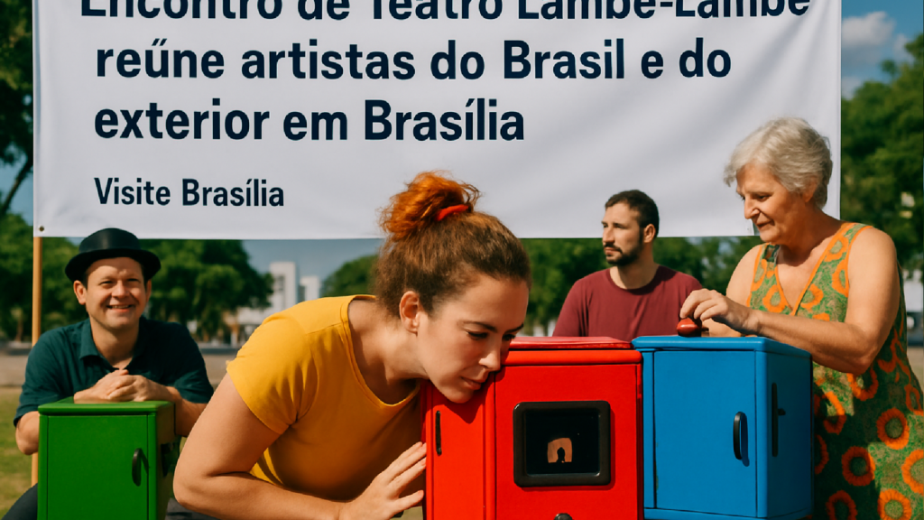 Imagem ilustrativa sobre Encontro de Teatro Lambe-Lambe reúne artistas do Brasil e do exterior em Brasília - Visite Brasília