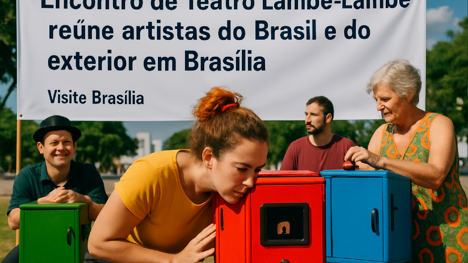 Festival de Teatro Lambe-Lambe agita Brasília