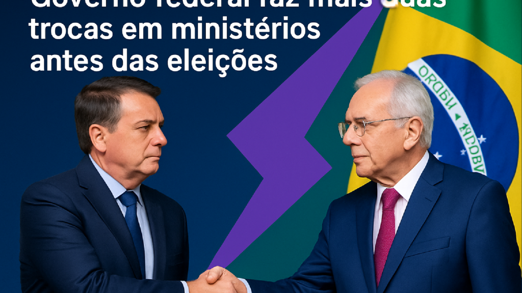 Imagem ilustrativa sobre Governo federal faz mais duas trocas em ministérios antes das eleições