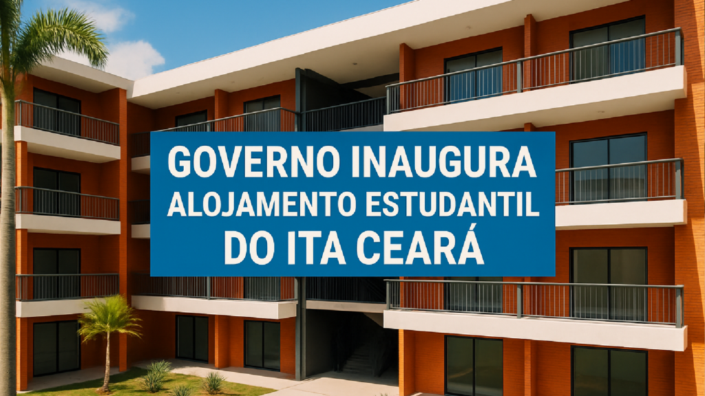Imagem ilustrativa sobre Governo inaugura alojamento estudantil do ITA Ceará