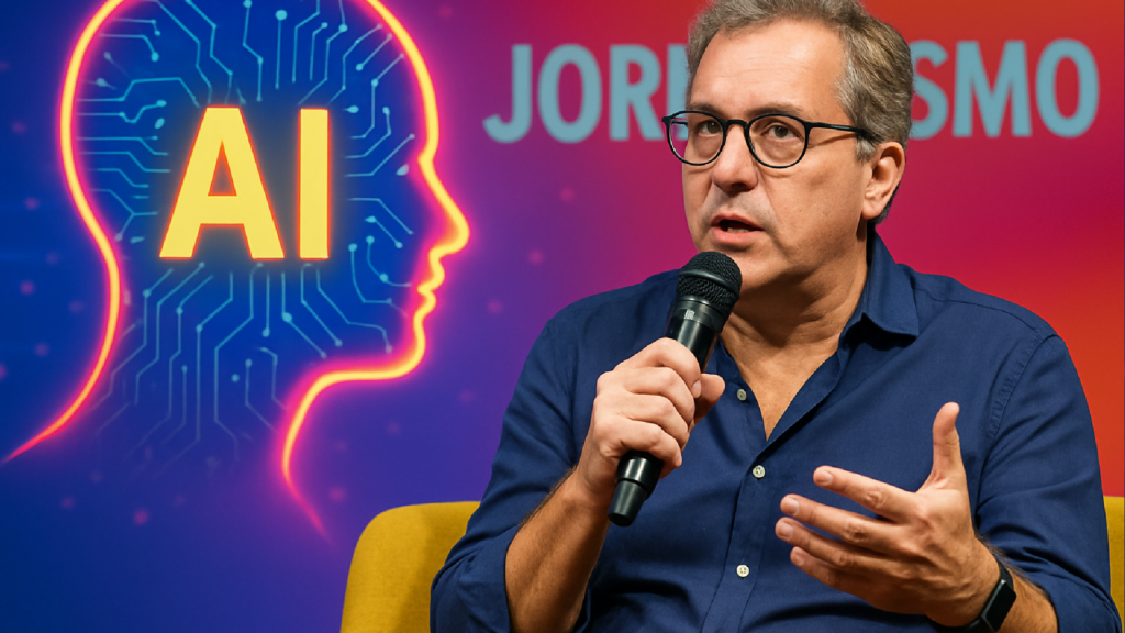 Imagem ilustrativa sobre Inteligência artificial é novo degrau na evolução do jornalismo, diz Sérgio Dávila na CasaFolha