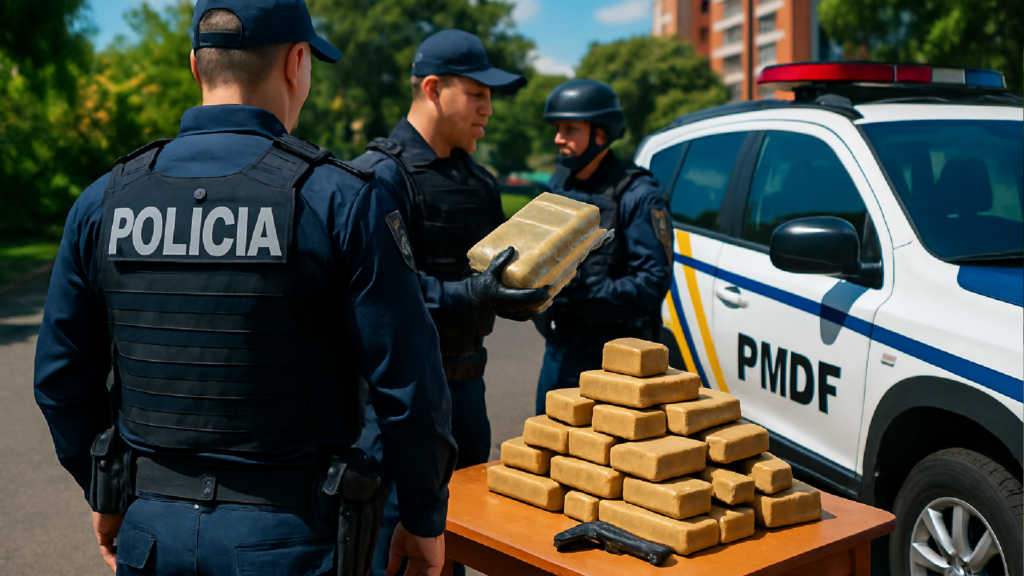 Imagem ilustrativa sobre PMDF desmantela tráfico de drogas na Asa Norte - Jornal de Brasília