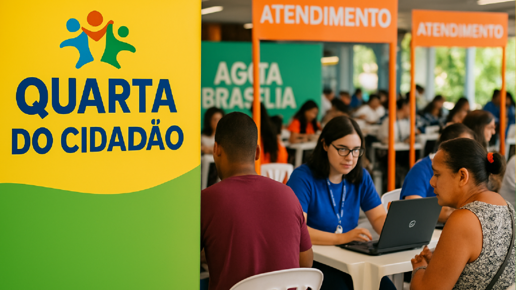 Imagem ilustrativa sobre Primeira edição do ano do projeto Quarta do Cidadão registra 670 atendimentos - Agita Brasília