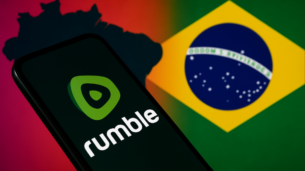 Imagem ilustrativa sobre Rede social Rumble voltou a funcionar no Brasil de forma irregular, diz Anatel
