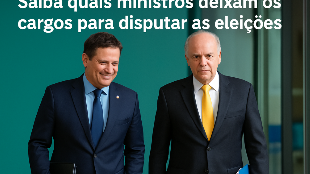 Imagem ilustrativa sobre Saiba quais ministros deixam os cargos para disputar as eleições