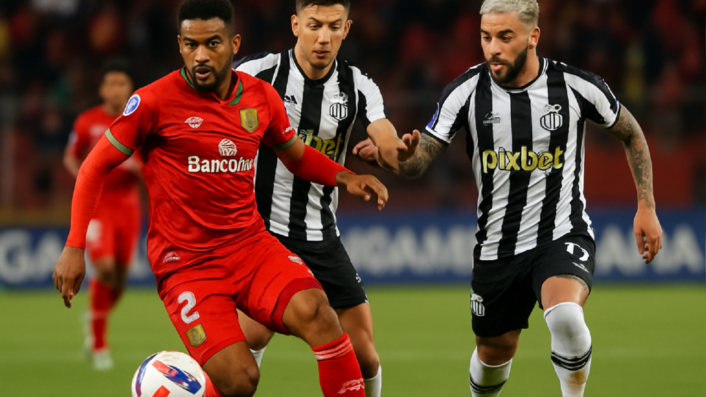 Imagem ilustrativa sobre Sem Neymar e Gabigol, Santos é surpreendido pelo Deportivo Cuenca e estreia com derrota na Sul-Ameri