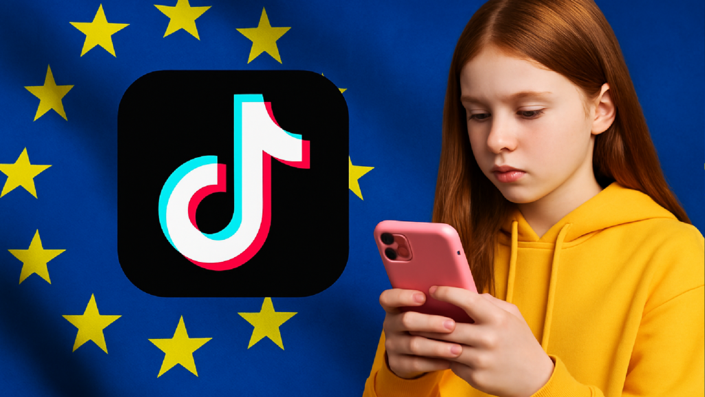 Imagem ilustrativa sobre União Europeia acusa TikTok de 'design viciante' e cobra mudanças para proteger crianças e adolescen