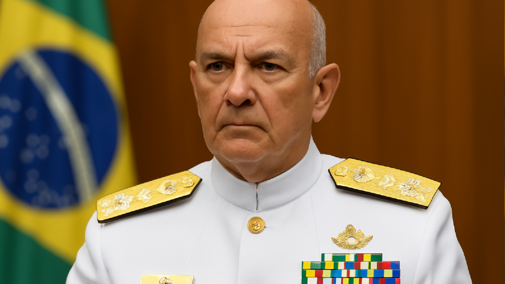 Imagem ilustrativa sobre Ex-comandante da Marinha, Almir Garnier pede ao STM para manter posto militar