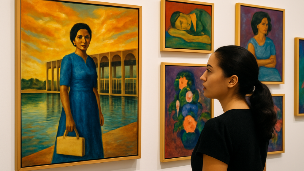 Imagem ilustrativa sobre Exposição “Elas no Itamaraty” reúne obras de 24 artistas mulheres em Brasília - Visite Brasília