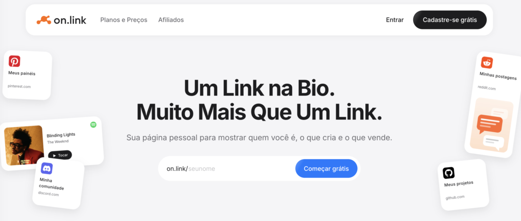 Onlink revoluciona 'link na bio' com plataforma de vendas