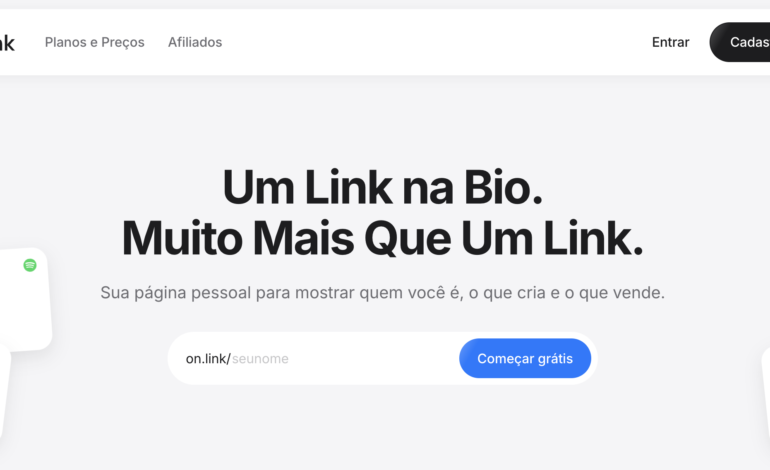 Onlink revoluciona ‘link na bio’ com plataforma de vendas