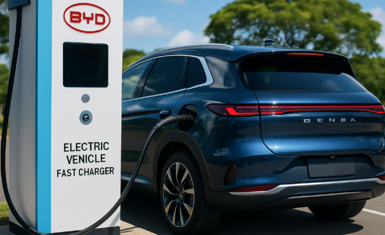 BYD revoluciona com supercarregadores em Brasília